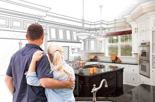 Professional Kitchen Island Installation technician working in Ardmore, PA
